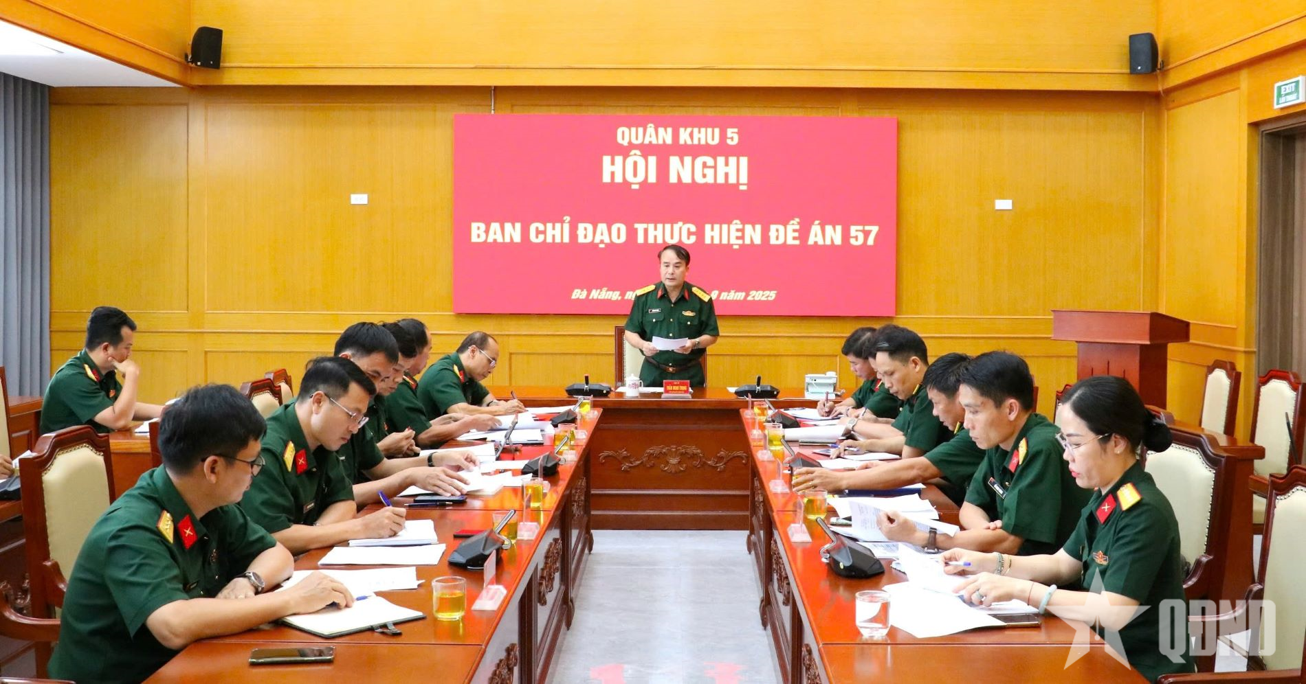 Quân khu 5 tổ chức hội nghị Ban chỉ đạo thực hiện Đề án 57